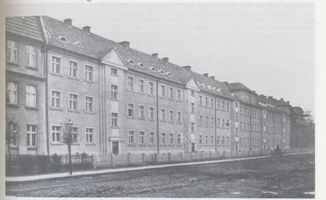 Königsberg (Pr.), Stadtkreis Königsberg Gerhardstraße 7-17 Königsberg, Mittelhufen, Gerhardstraße 7-17, Wohnhäuser Königsberg, Stadtteil Mittelhufen