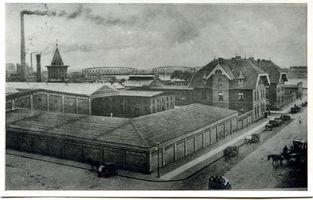 Tilsit, Stadt, Stadtkreis Tilsit  Tilsit, Zellstoff-Fabrik Waldhof X Tilsit, Zellstoff-Fabrik auf der Mühleninsel