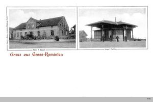 Hardteck, Ort und Bahnstation, Kreis Goldap 