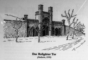 Königsberg (Pr.), Stadtkreis Königsberg  Königsberg, Rossgärter Tor (Zeichnung) Königsberg, Roßgärter Tor