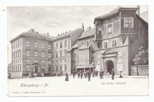Königsberg (Pr.), Stadtkreis Königsberg Schloßplatz Königsberg (Pr.), Schloßplatz, Schloß von der Ostseite Königsberg, Schloß