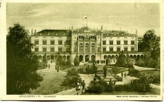Königsberg (Pr.), Stadtkreis Königsberg  Königsberg, Universitätsgebäude (Gemälde) Königsberg, Universität
