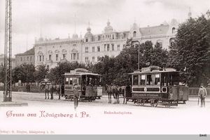 Königsberg (Pr.), Stadtkreis Königsberg Kaiserstraße Königsberg, Bahnhofsplatz 