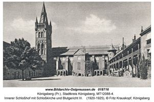 Königsberg (Pr.), Stadtkreis Königsberg   Königsberg, Schloßkirche
