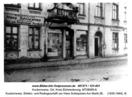 Kuckerneese, Ort, Kreis Elchniederung Am Markt 26