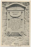 Königsberg (Pr.), Stadtkreis Königsberg  Königsberg, Kanttafel IV Königsberg, Kantdenkmäler und Kantgrabmal