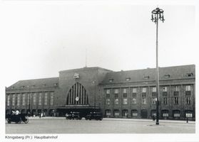 Königsberg (Pr.), Stadtkreis Königsberg Reichsplatz Königsberg (Pr.), Hauptbahnhof XXV Königsberg, Hauptbahnhof
