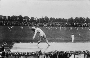 Tilsit, Stadt, Stadtkreis Tilsit  Tilsit, Heimatfest 22.-24.08.1930, Hindenburg-Stadion, Vorführung der Frauenabteilung des MTV Tilsit, Hindenburg-Stadion