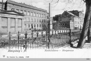 Königsberg (Pr.), Stadtkreis Königsberg Straße der SA 57 Königsberg, Kunstakademie II Königsberg, Schulen