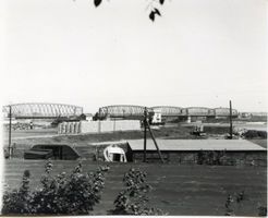 Tilsit, Stadt, Stadtkreis Tilsit  Tilsit, Stadt, Eisenbahnbrücke aus Südwesten Tilsit, Eisenbahnbrücke