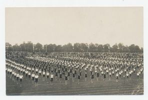 Tilsit, Stadt, Stadtkreis Tilsit Grünwalder Straße Tilsit, Einweihung des Hindenburg-Stadions I Tilsit, Hindenburg-Stadion