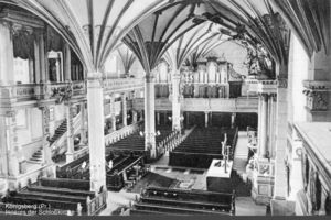 Königsberg (Pr.), Stadtkreis Königsberg  Königsberg, Schloßkirche, Blick zur Orgel I Königsberg, Schloßkirche