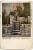 Königsberg (Pr.), Stadtkreis Königsberg  Königsberg (Pr.), Kaiser Wilhelm Denkmal IX Königsberg, Stadtteil Altstadt (Umgebung des Schlosses)