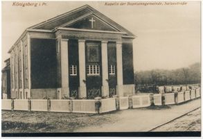 Königsberg (Pr.), Stadtkreis Königsberg Salzastraße 7 Königsberg (Pr.), Salzastraße, Kapelle der Baptistengemeinde 
