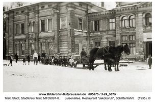 Tilsit, Stadt, Stadtkreis Tilsit Luisenallee  Tilsit, Park Jakobsruh, Park-Gaststätte