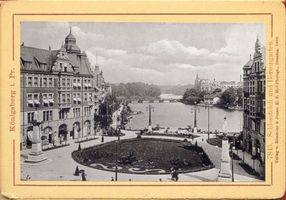 Königsberg (Pr.), Stadtkreis Königsberg Münzplatz Königsberg (Pr.), Münzplatz und Schloßteich IV Königsberg, Schloßteich
