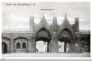 Königsberg (Pr.), Stadtkreis Königsberg  Königsberg, Brandenburger Tor 