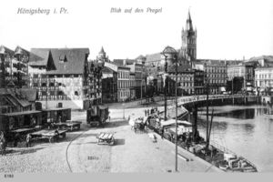 Königsberg (Pr.), Stadtkreis Königsberg  Königsberg, Blick auf den Pregel 