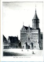 Königsberg (Pr.), Stadtkreis Königsberg  Königsberg (Pr.), Dom, Lithographie III - 2 Königsberg, Dom
