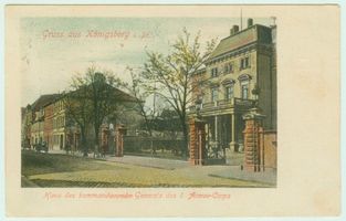 Königsberg (Pr.), Stadtkreis Königsberg  Königsberg, Haus des kommandierenden Generals des 1. Armee-Corps Königsberg, nicht verortete Bildmotive