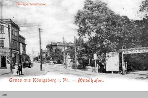 Königsberg (Pr.), Stadtkreis Königsberg  Königsberg, Tiergartenstraße Königsberg, Tiergarten