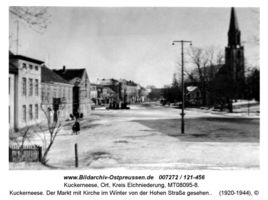 Kuckerneese, Ort, Kreis Elchniederung Am Markt