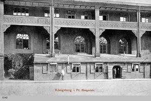 Königsberg (Pr.), Stadtkreis Königsberg  Königsberg, Schloßhof am Blutgericht I 
