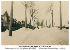 Kuckerneese, Ort, Kreis Elchniederung Hafenstraße