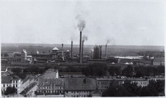 Tilsit, Stadt, Stadtkreis Tilsit  Tilsit, Stolbecker Str. und Zellstoff-Fabrik III 