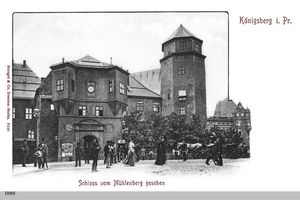 Königsberg (Pr.), Stadtkreis Königsberg  Königsberg, Schloß vom Mühlenberg 