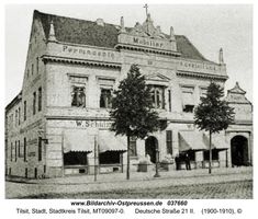 Tilsit, Stadt, Stadtkreis Tilsit   Tilsit, Deutsche Str. zwischen Langgasse und Wasserstr.