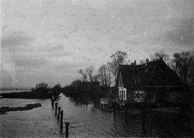 Tilsit, Stadt, Stadtkreis Tilsit  Tilsit, Hochwasser in Übermemel, Restaurant  Brückenkopf  IV Tilsit, Etablissement 