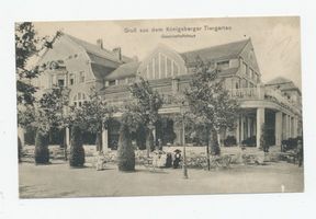Königsberg (Pr.), Stadtkreis Königsberg  Königsberg (Pr.), Tiergarten, Gesellschaftshaus Königsberg, Tiergarten