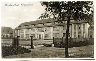 Königsberg (Pr.), Stadtkreis Königsberg Ratslinden (fr. Werderallee) 40 Königsberg, Kunstakademie, Neubau I Königsberg, Schulen