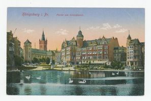 Königsberg (Pr.), Stadtkreis Königsberg  Königsberg (Pr.), Partie am Schloßteich XX Königsberg, Schloßteich