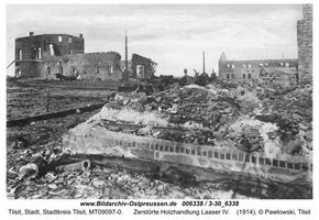 Tilsit, Stadt, Stadtkreis Tilsit   Tilsit, Erster Weltkrieg, russische Besetzung und Befreiung 1914
