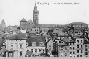 Königsberg (Pr.), Stadtkreis Königsberg Kantstraße (fr. Prinzessinstraße) Königsberg, Blick auf das königliche Schloß Königsberg, Schloß