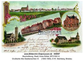 Bischofsburg, Stadt, Kreis Rößel