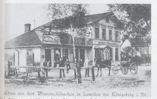 Königsberg (Pr.), Stadtkreis Königsberg  Königsberg; Lawsken,  Gaststätte Wiesenschlösschen Königsberg, Gaststätten, Restaurants und Kaffees