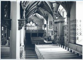 Königsberg (Pr.), Stadtkreis Königsberg  Königsberg, Schloßkirche, Blick zur Orgel VI Königsberg, Schloßkirche