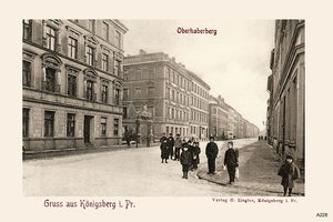 Königsberg (Pr.), Stadtkreis Königsberg Burgenlandstraße Königsberg, Oberhaberberg I 