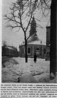 Tilsit, Stadt, Stadtkreis Tilsit Hohe Straße Tilsit, Christuskirche (Landkirche, Litauische Kirche), Blick von Osten im Winter II Tilsit, Winter