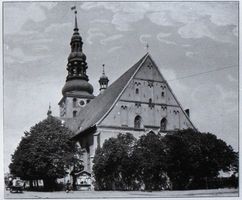 Tilsit, Stadt, Stadtkreis Tilsit  Tilsit, Deutsche Kirche, Ansicht von Südosten X 