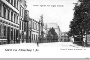 Königsberg (Pr.), Stadtkreis Königsberg Hintertragheim Königsberg, Hintertragheim mit Logengebäude 