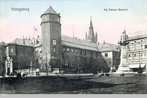 Königsberg (Pr.), Stadtkreis Königsberg  Königsberg, Blick über den Münzplatz auf das Schloß 