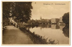 Königsberg (Pr.), Stadtkreis Königsberg  Königsberg (Pr.), Schloßteichpartie IV Königsberg, Schloßteich