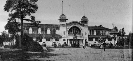 Tilsit, Stadt, Stadtkreis Tilsit  Tilsit, Ausstellungshalle (Haupthalle A) Tilsit, Park Jakobsruh, Gewerbeausstellung 1905