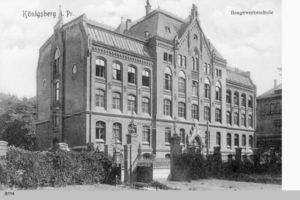 Königsberg (Pr.), Stadtkreis Königsberg Schönstraße 12 Königsberg, Baugewerkschule I Königsberg, Schulen