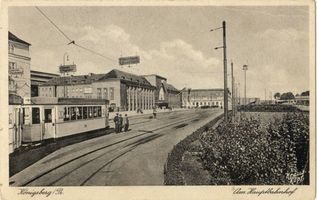 Königsberg (Pr.), Stadtkreis Königsberg  Königsberg (Pr.), Am Hauptbahnhof Königsberg, Hauptbahnhof
