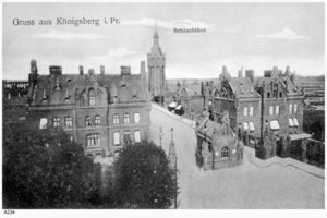 Königsberg (Pr.), Stadtkreis Königsberg  Königsberg, Schlachthof III Königsberg, Stadtteil Rosenau